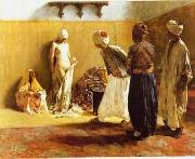 unknow artist Arab or Arabic people and life. Orientalism oil paintings  346